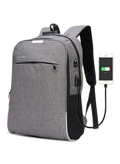 اشتري Dingxinyizu Usb Charging Bag Night Reflection Anti-Theft Backpack Grey في السعودية