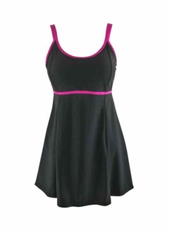 Buy One-Piece Swimwear Black/Pink in UAE