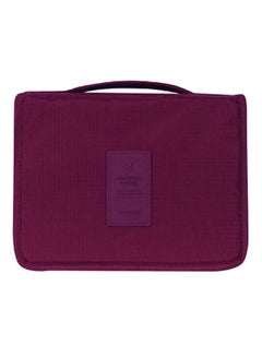 Buy Waterproof Cosmetic Toiletry Bag Purple/Daisy Mint in UAE