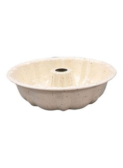 Buy Granite Cake Mould Beige 24x7cm in Saudi Arabia