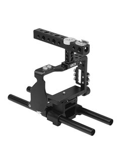 Buy Camera Cage Mount For Sony A6000/A6300/A6400/A6500 Black in UAE