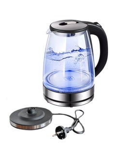 Buy Glass Electric Kettle 1.7 L 1500.0 W H32093 Clear/Silver/Black in Saudi Arabia