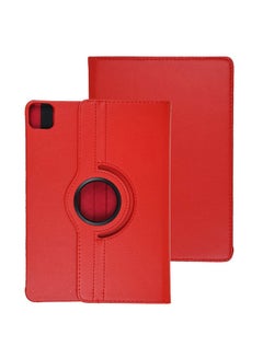 Buy 360 Degree Rotating PU Leather Flip Case Cover For Apple iPad Pro 11" 2020 Red in Saudi Arabia