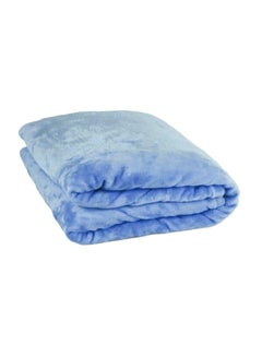 Buy Super Soft Stylish Blanket polyester Blue L in UAE
