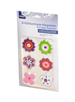 Buy 6-Piece Fridge Magnet Set Multicolour in UAE