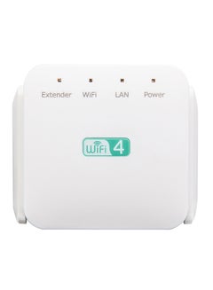 Buy WiFi Signal Enhancer Amplifier Booster Range Extender White in UAE