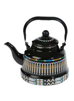 اشتري Asiri Design Enamel Kettle Black 16x16x12cm في السعودية