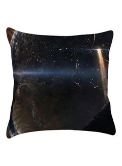 Buy Printed Pillow Cover polyester Black/Yellow 40x40cm in Egypt