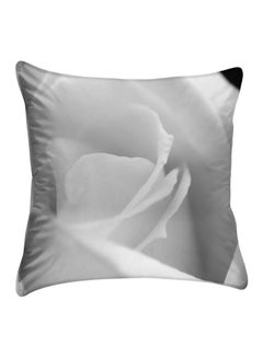 Buy Printed Pillow Cover Polyester Grey/White 40x40cm in Egypt