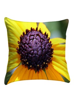 Buy Printed Pillow Cover polyester Yellow/Black 40x40cm in Egypt