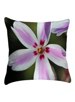 Buy Printed Pillow Cover polyester White/Black/Pink 40x40cm in Egypt