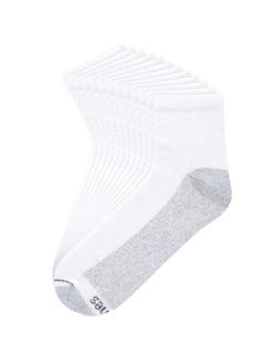 Buy 6 Pack Cushion Ankle Socks White in UAE