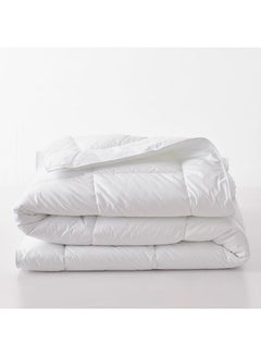 Buy Soft Solid King Size Duvet Microfiber White in Saudi Arabia