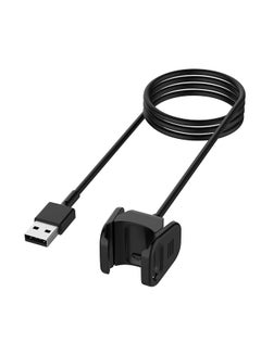 Buy Charging Cable Clip For Fitbit Charge 3/4 Black in UAE