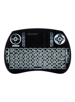 Buy Wireless Keyboard With Touchpad Black in Saudi Arabia