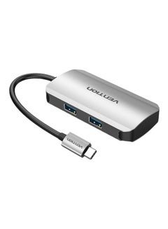 Buy 5-In-1 USB-C Hub Grey/Black in Saudi Arabia