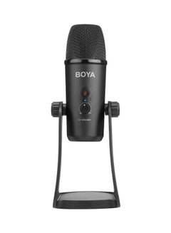 Buy USB Condenser Microphone BY-PM700 Black in UAE