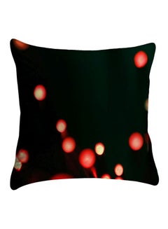 Buy Printed  Cushion Cover Black/Red/Cream polyester Black/Red/Cream 40x40cm in Egypt