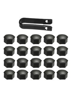 Buy 20-Piece Wheel Nut Cap Set With Protector in Saudi Arabia