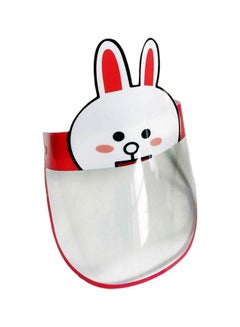 Buy Adjustable Rabbit Designed Anti-Dust Face Shield pink 27.5x26centimeter in Saudi Arabia