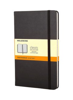 Buy A6 Classic Collection Hard Cover Paper Jounal Notebook Black in UAE