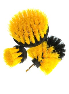 Buy 3-Piece Drill Attachment Scrubber Brush Set in Saudi Arabia