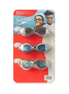Buy 3-Piece Anti-Fog Swimming Goggles Set in UAE