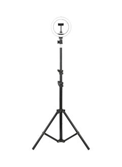 Buy Selfie Ring Light With Tripod Stand And Phone Holder Black in Saudi Arabia