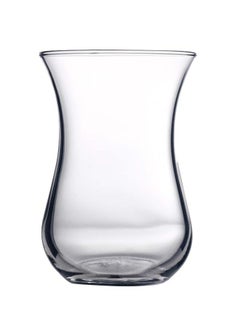 Buy 6-Piece Izmir Tea Glass Set Clear 93mm in UAE