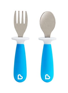 Buy 2-Piece Raise Fork And Spoon Set in UAE