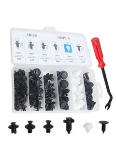 Buy 100-Piece Push Bumper Screw Set With Box in UAE