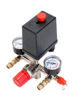 Buy Adjustable Air Compressor Pressure Switch Control Regulator Multicolour in UAE