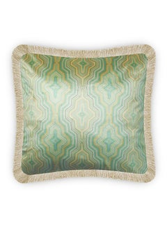 Buy Geometric Abstract Printing Cushion Cover Multicolour 45x45cm in UAE