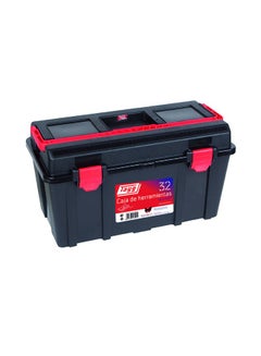 Buy Heavy Duty Plastic Tool Box Blue/Red in UAE