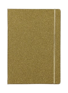 Buy A4 Glitter Notebook Gold in UAE