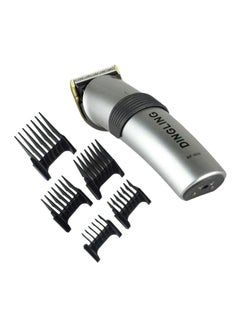 Buy Professional Electric Hair Clipper With Blades Silver/Black in Saudi Arabia