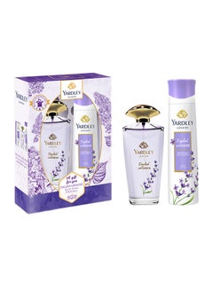 Buy English Lavender Gift Set Eau De Toilette With Body Spray, 2 Piece 125+150ml in UAE