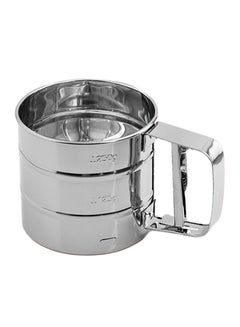 Buy Stainless Steel Flour Cup Silver 9.5 x 10.5centimeter in Egypt