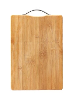 Buy Bamboo Cutting Board Brown 34x24cm in UAE