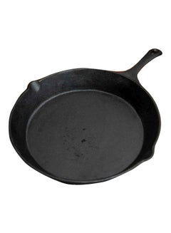 Buy Ferric Cast Iron Fry Pan Black 30cm in UAE