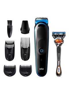 Buy 7-In-1 MGK5245 Trimmer Multigroom Hair And Beard Grooming Black/Blue in Saudi Arabia