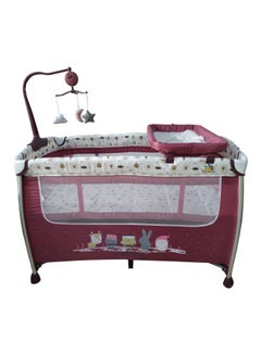 Buy Foldable Baby Playpen Two Layers With Toys 27-920Ap in Saudi Arabia