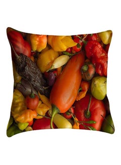 Buy Printed Pillow Cover Polyester Multicolour 40 x 40cm in Egypt