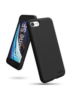 Buy Ultra Case Air-S Series Thin Flexible Shockproof TPU Case For Apple iPhone SE (2020) Black in Saudi Arabia