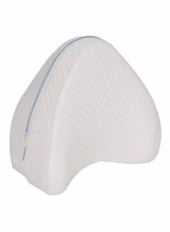 Buy Zipper Closure Maternity Leg Pillow White/Blue 70 x 132centimeter in UAE