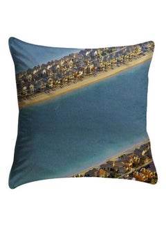 Buy City Scape Printed Pillow Cover Multicolour 40 x 40cm in Egypt