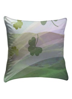 Buy Floral Printed Pillow Cover Multicolour 40 x 40cm in Egypt