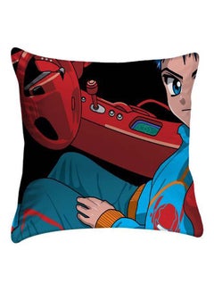 Buy Manga Style Printed Pillow Cover polyester Multicolour 40 x 40cm in Egypt