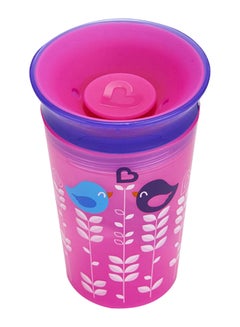 Buy Miracle 360 Deco Spoutless Sippy Cup, BPA Free And Dentist Recommended- Pink/Blue/Purple in Saudi Arabia