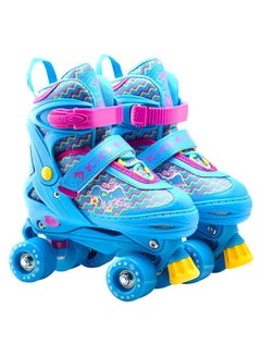 Buy Adjustable High-Top Quad Roller Epic Skates Shoes 37cm in Saudi Arabia